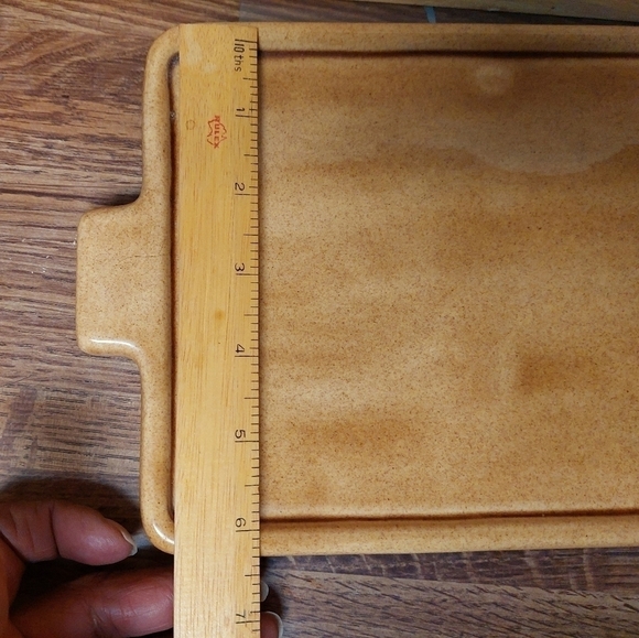 Glazed Ceramic Bread-Loaf Shaped Container - Picture 8 of 11